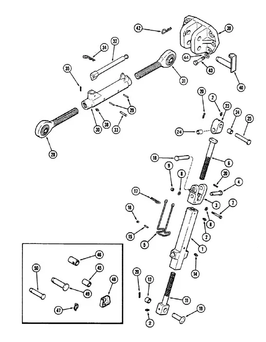 1282082C2 - Проушина шар. крепл. (3 кат., к орудию) тяги верх. нав. задн. TGT8./Mg.